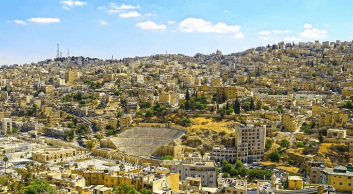 لقطة عامة للعاصمة عمان
