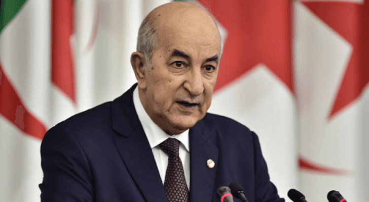 الرئيس الجزائري عبد المجيد تبون