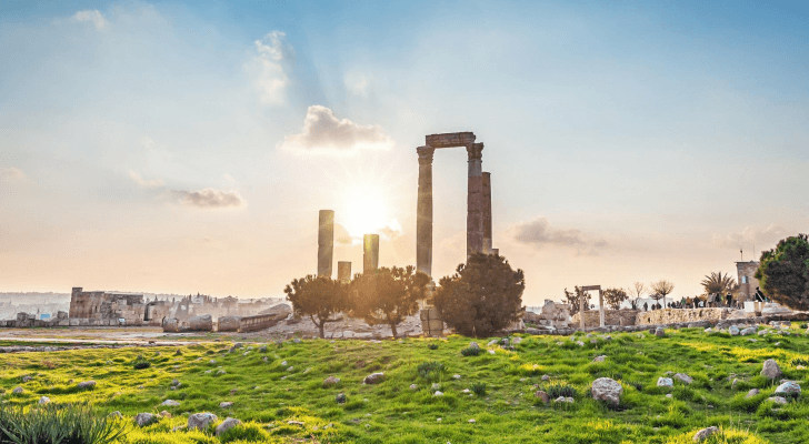 جبل القلعة في العاصمة عمان