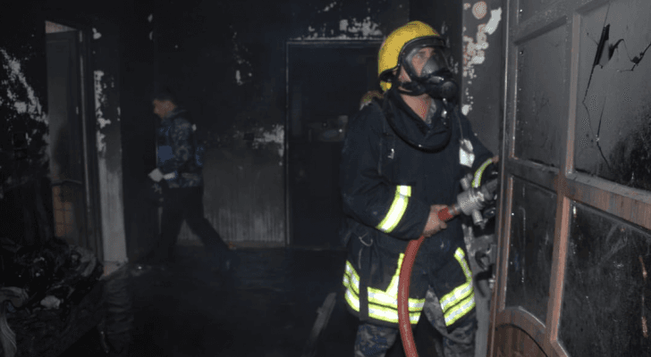 صورة أرشيفية لإخماد حريق