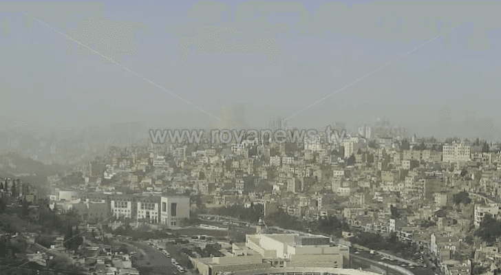 أجواء مغبرة في العاصمة عمان - أرشيفية