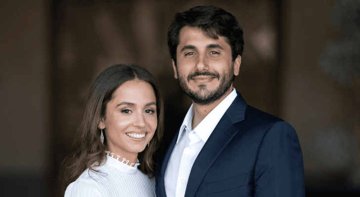 الاميرة إيمان رفقة خطيبها