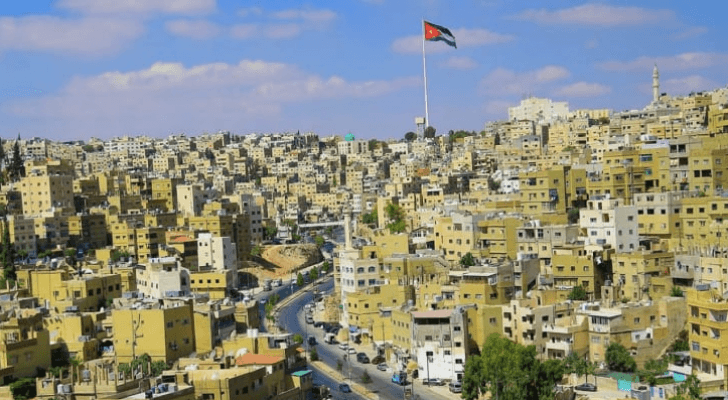 مشهد من العاصمة عمان