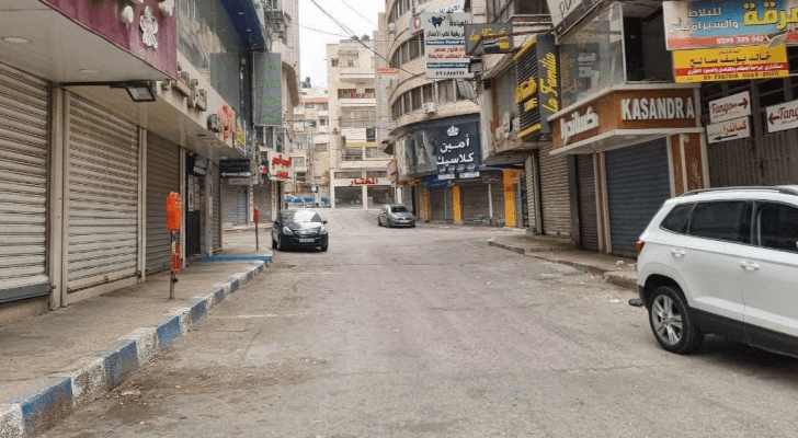 الإضراب الشامل في مدن الضفة الغربية