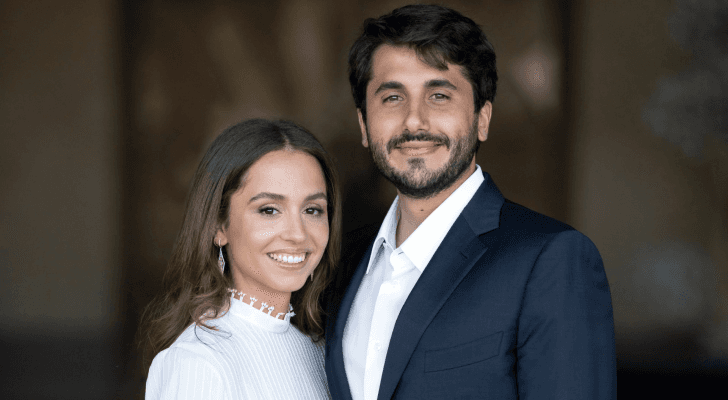سمو الأميرة إيمان بنت عبدالله الثاني وزوجها السيد جميل ألكساندر ترميوتس