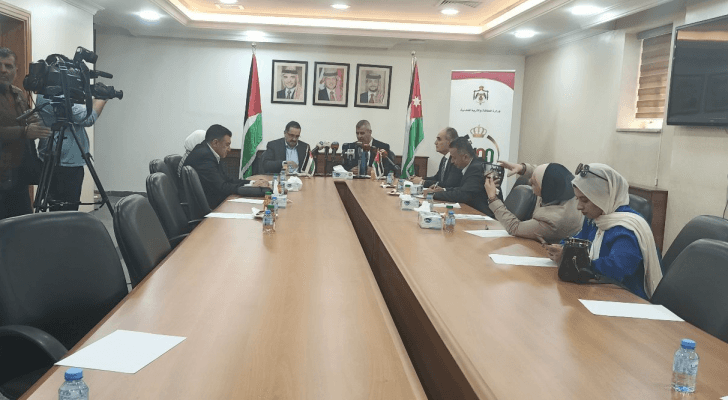 خلال المباحثات الأردنية الفلسطينية
