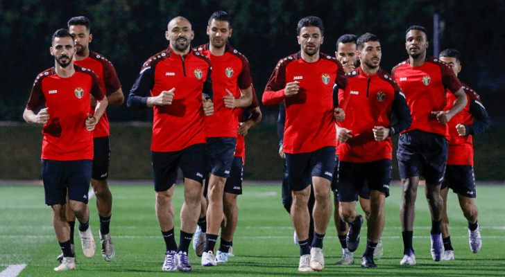 من تدريبات المنتخب الوطني