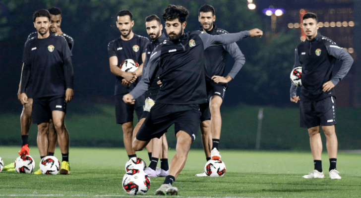 من تدريبات المنتخب الوطني