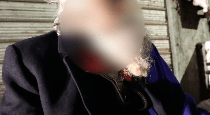 صورة المشرد كما ظهر في الفيديو