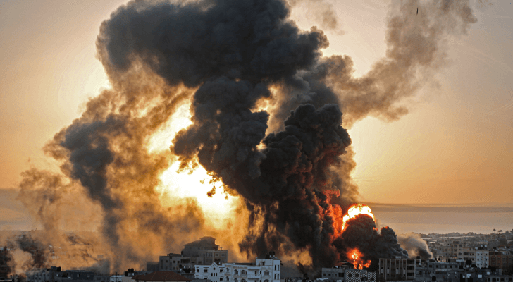 صورة أرشيفية لعدوان الاحتلال الإسرائيلي على قطاع غزة