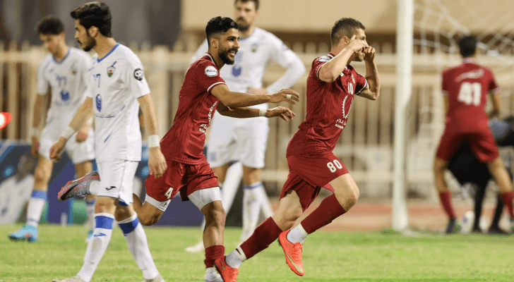 أنس العوضات يحتفل بالهدف