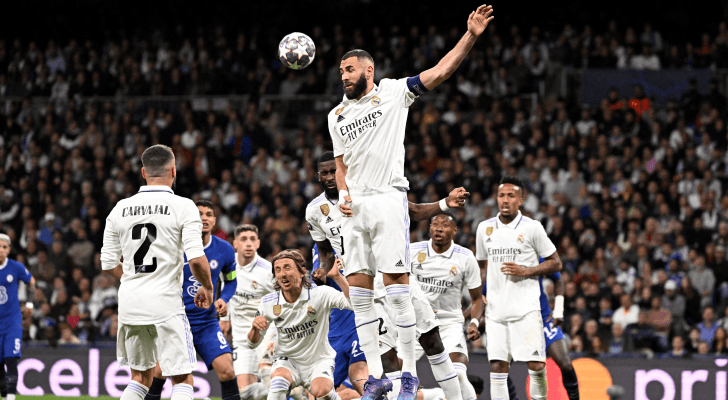 جانب من مباراة ريال مدريد وتشيلسي