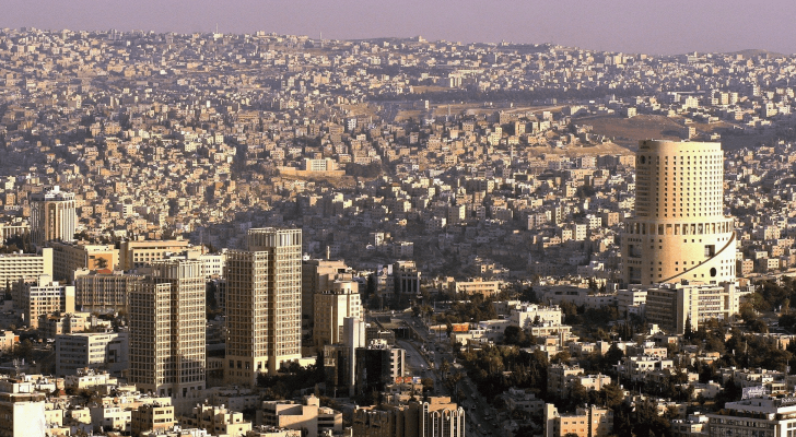 لقطة عامة للعاصمة عمان