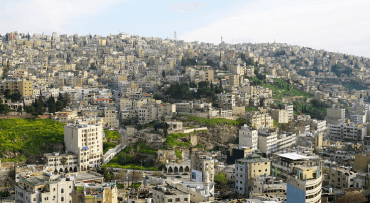 جانب من العاصمة عمان