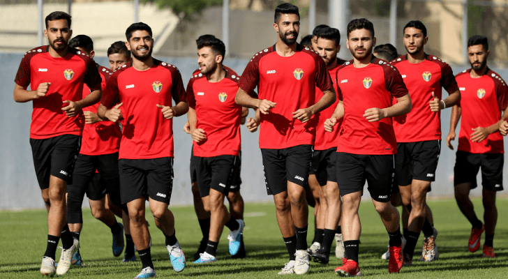 من تدريبات المنتخب الوطني