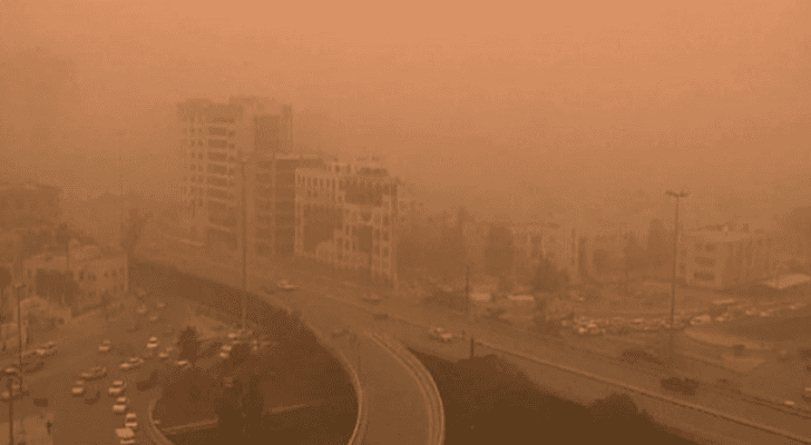 أجواء مغبرة في الأردن "أرشيفية"