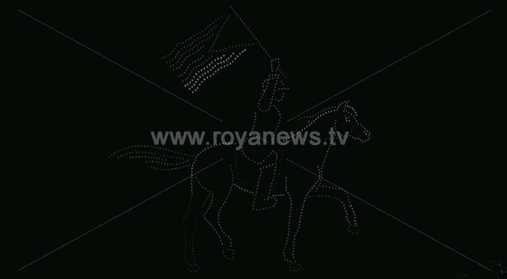 طائرات درون تشكل فارسا يحمل علم الثورة العربية الكبرى