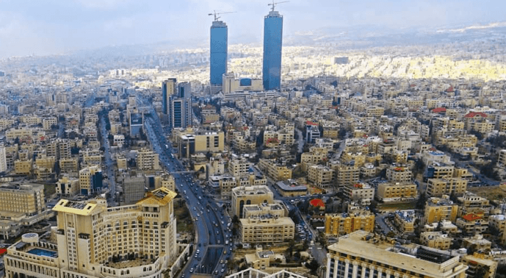 صورة عامة للعاصمة عمان