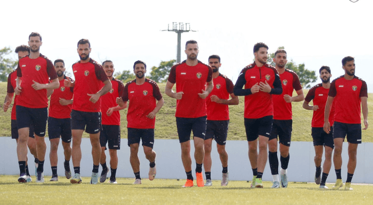 من معسكر المنتخب الوطني