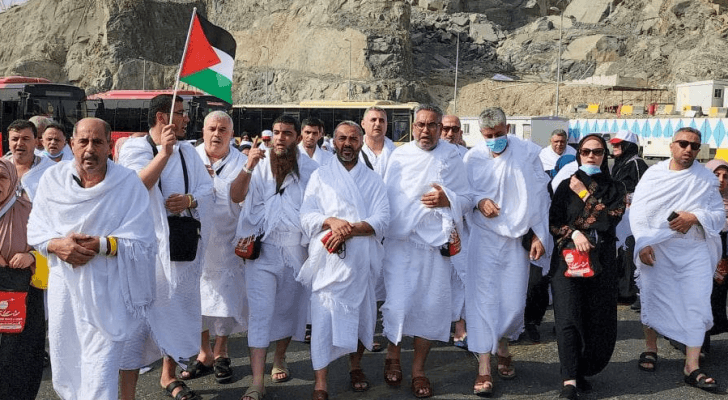 صورة أرشيفية لحجاج فلسطينيين