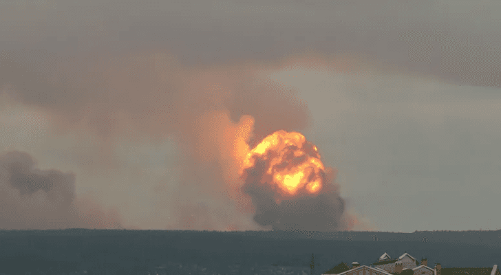صورة أرشيفية لانفجار في روسيا