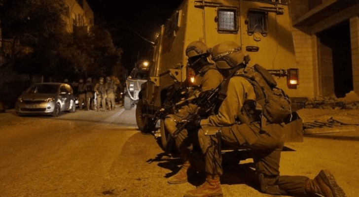 جيش الاحتلال خلال اقتحام مدن فلسطينية