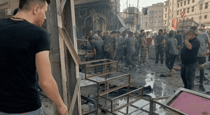 موقع الانفجار