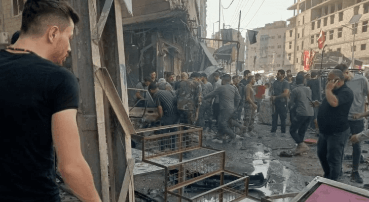 موقع الانفجار