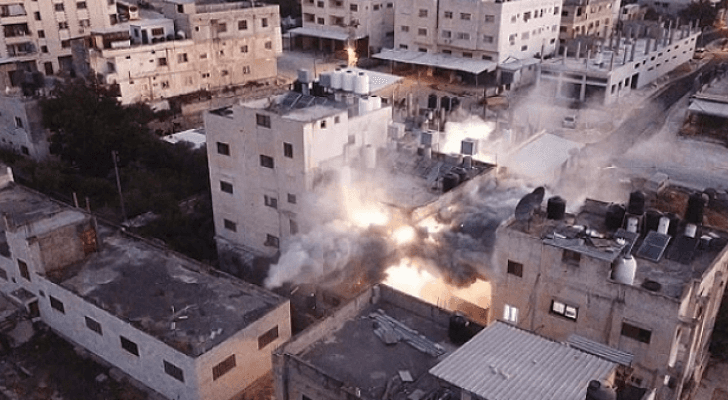 تفجير في مخيم بلاطة