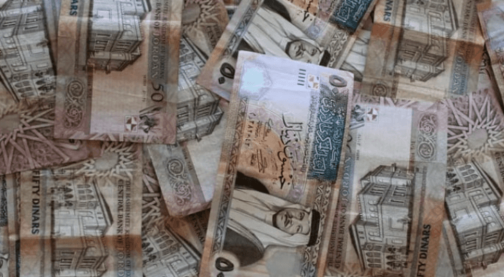 مبالغ نقدية أردنية