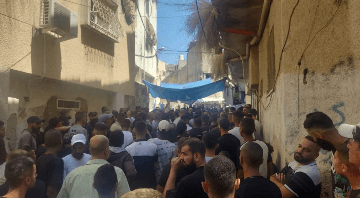 تشييع الشاب عبدالقادر زقدح في مخيم طولكرم