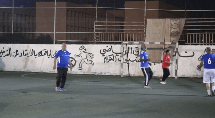 جانب من المباراة