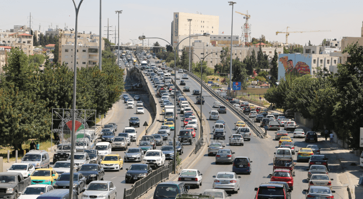 منطقة الدوار الثامن خلال ذروة أزمات السير