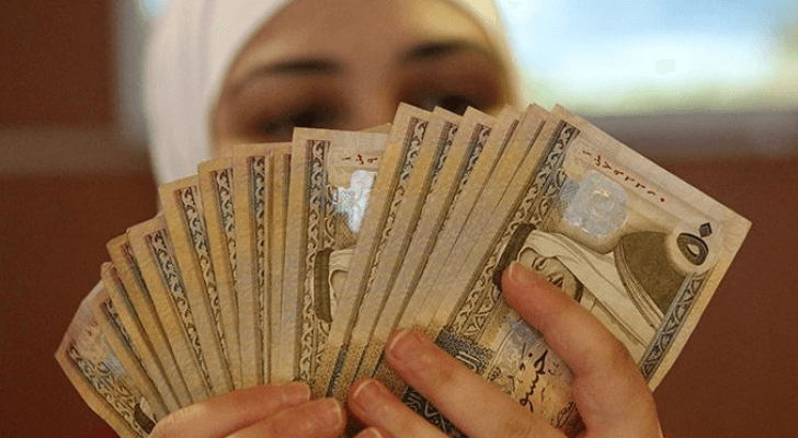 مبالغ نقدية أردنية