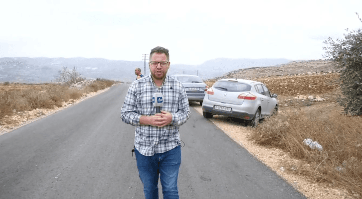 مراسل "رؤيا" في فلسطين حافظ صبرا من موقع جبل عيبال في نابلس