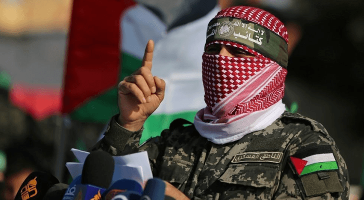 الناطق العسكري باسم كتائب القسام الجناح العسكري لحركة حماس أبو عبيدة