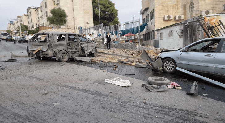 سقوط صاروخ على مستوطنة "بيتار عيليت"