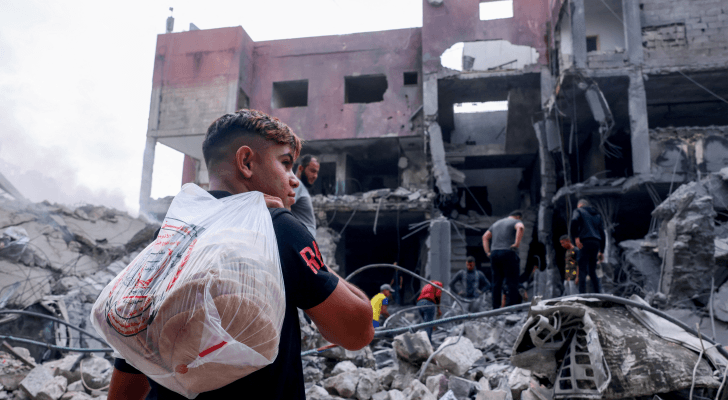 الصورة من قصف الاحتلال لقطاع غزة