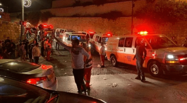 سيارات إسعاف في القدس المحتلة