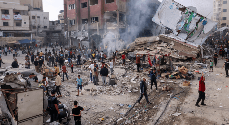 دمار خلفه قصف الاحتلال الإسرائيلي في قطاع غزة
