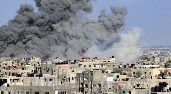 الصورة من قصف الاحتلال لقطاع غزة