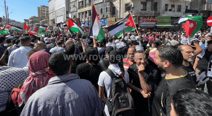 مسيرة داعمة لفلسطين والمقاومة في عمان
