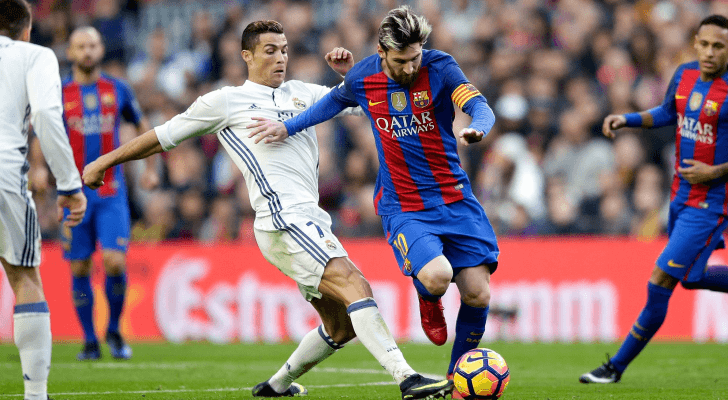 من مباراة سابقة بين برشلونة وريال مدريد