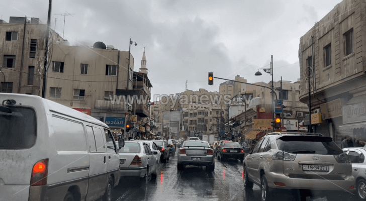أمطار في العاصمة عمان