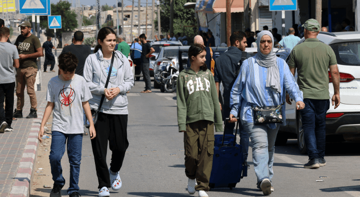 فلسطينيون ينزحون من شمال قطاع غزة