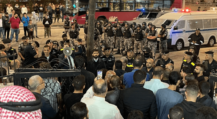 جانب من الوقفة التضامنية في صويلح