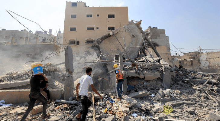 الصورة من قصف الاحتلال لقطاع غزة