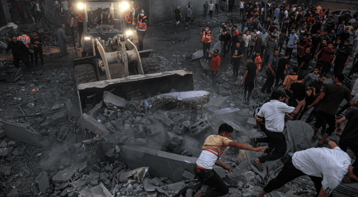دمار خلفه قصف الاحتلال الإسرائيلي في قطاع غزة