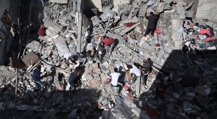 دمار خلفه قصف الاحتلال الإسرائيلي في قطاع غزة