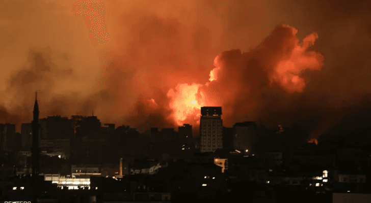 قصف على قطاع غزة